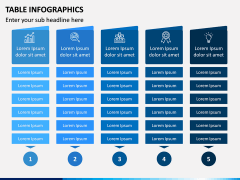 Table Infographics PPT Slide 11