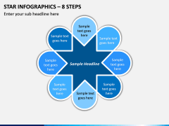 Star Infographics – 8 Steps PPT slide 1