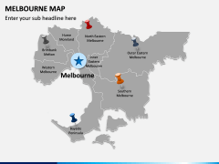 Melbourne Map PPT Slide 3