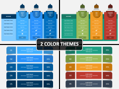 Table Infographics PPT Cover Slide