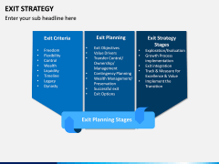 Exit Strategy PPT Slide 1