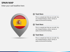 Spain map PPT slide 18