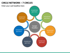 Circle Network – 7 Circles PPT slide 2
