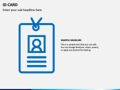 ID Card Icons PPT Slide 9