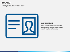 ID Card Icons PPT Slide 2