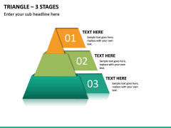 Triangle – 3 Stages PPT Slide 2