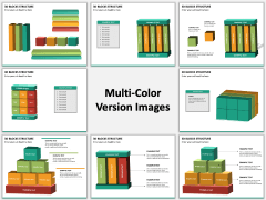 3D blocks structure PPT slide MC Combined