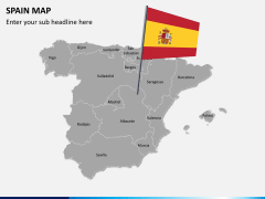 Spain map PPT slide 3