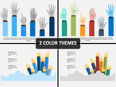 Raising Hands PPT Cover Slide