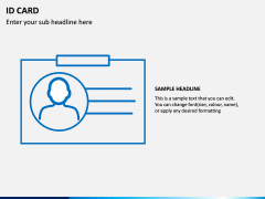 ID Card Icons PPT Slide 11