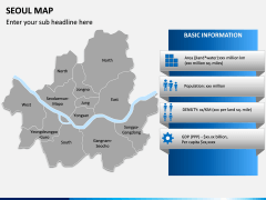 Seoul Map PPT Slide 