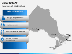 Ontario Map PPT Slide 9