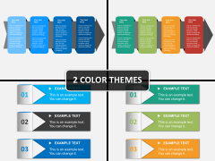 Text boxes bundle PPT cover slide