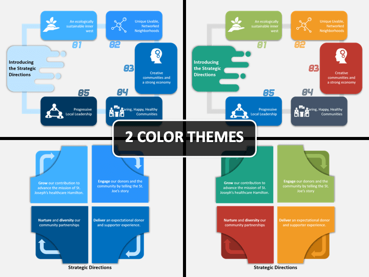Strategic Direction PPT Cover Slide