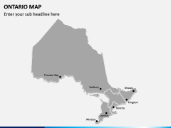 Ontario Map PPT Slide 2