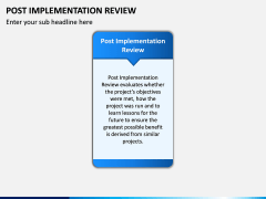 Post Implementation Review PPT Slide 1
