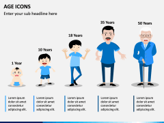 Age Icons PPT Slide 1