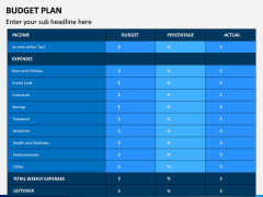 Budget Plan PPT Slide 5
