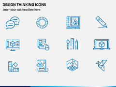 Design Thinking Icons PPT Slide 3