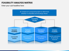Feasibility Analysis Matrix PPT Slide 1