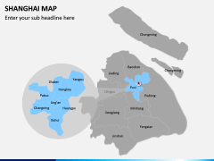 Shanghai Map PPT Slide 2