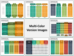 Comparison Tables PPT slide MC Combined
