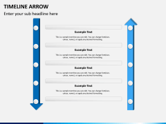 Timeline arrow PPT slide 7