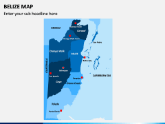 Belize Map PPT Slide 1