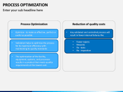 Process Optimization PPT Slide 13