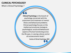 Clinical Psychology PPT slide 1