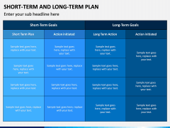 Short Term and Long Term Plan PPT Slide 10