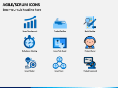 Agile SCRUM Icons PPT Slide 3