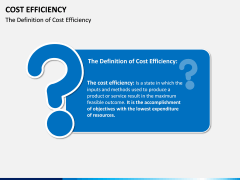 Cost Efficiency PPT Slide 1