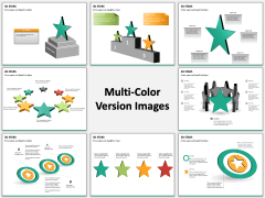 3D stars PPT slide MC Combined