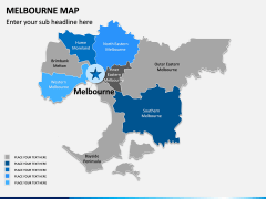 Melbourne Map PPT Slide 7