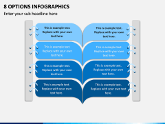 8 Options Infographics PPT Slide 1