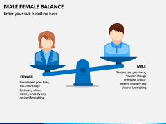 Male Female Balance PPT Slide 1