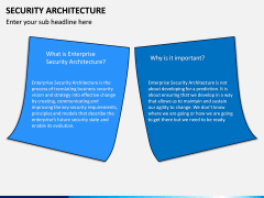 Security Architecture PPT Slide 1
