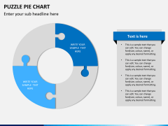 Puzzle pie chart PPT slide 7