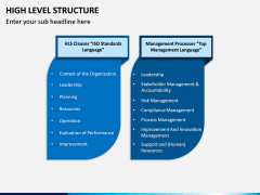 High Level Structure PPT Slide 6