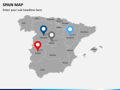 Spain map PPT slide 5