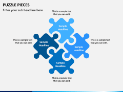 Puzzle pieces PPT slide 2