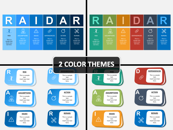 RAIDAR Model PPT Cover Slide