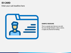 ID Card Icons PPT Slide 1