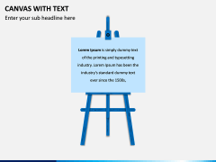 Canvas with Text PPT Slide 5