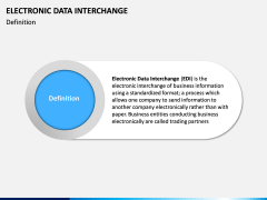 Electronic Data Interchange (EDI) PPT slide 1