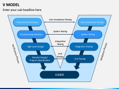 V model PPT slide 1