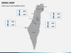 Israel Map PPT slide 16