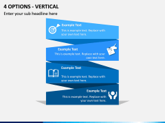 4 Options - Vertical PPT Slide 1