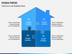 Puzzle pieces PPT slide 5